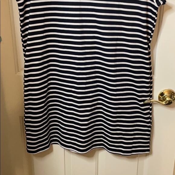 Missguided navy striped dress size 12 - Picture 5 of 6